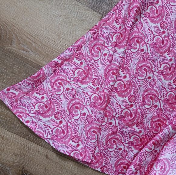 J.Crew Pink Swirl Slip Skirt Size Medium - Picture 4 of 6